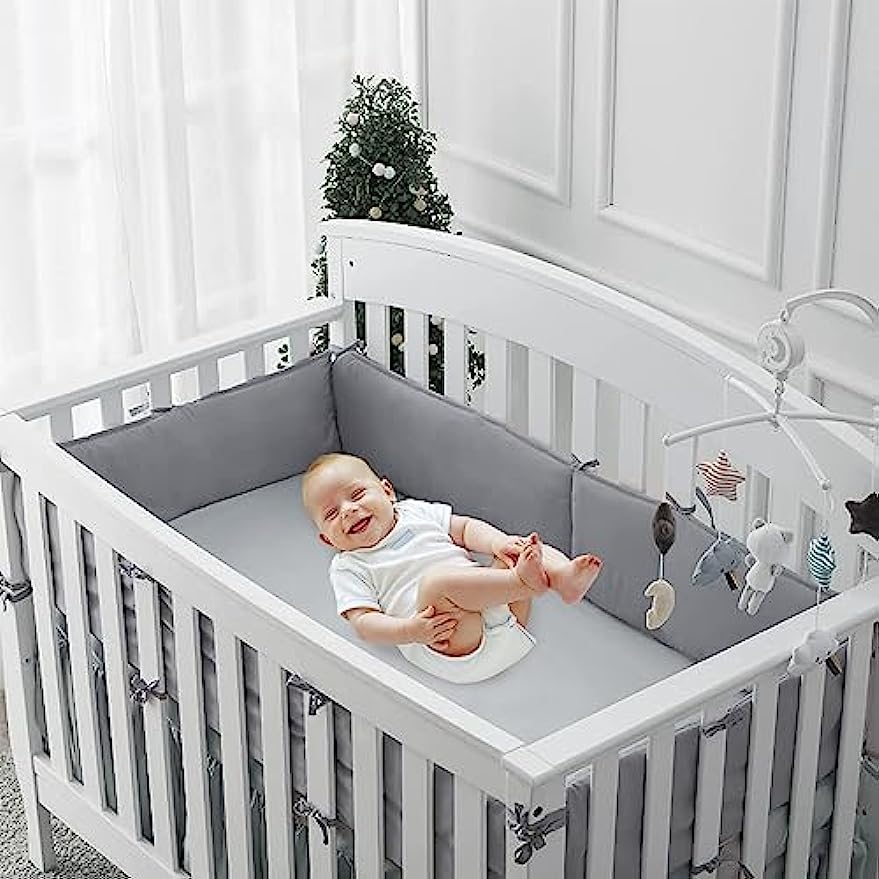 Baby Boy Cradle Sheets And Bumper Pads Baby Boy Crib Bumper Set