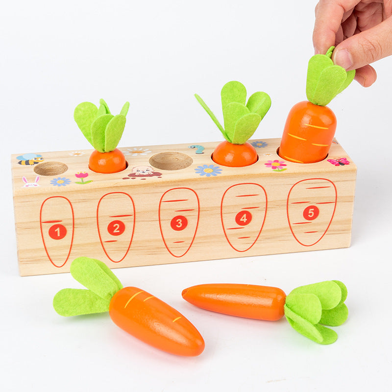 Wooden Radish Toy - MamimamiHome Baby