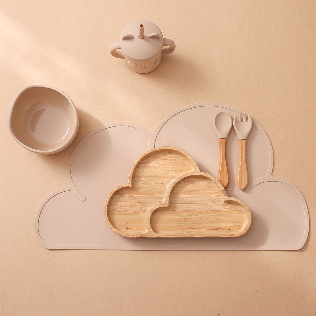 6 in 1 Cloud Baby Feeding Set - MamimamiHome Baby