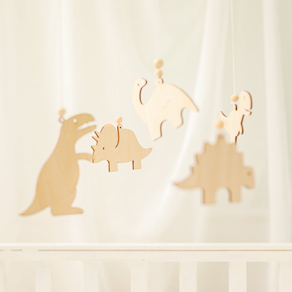 Wooden Dinosaur Bed Bell - MamimamiHome Baby