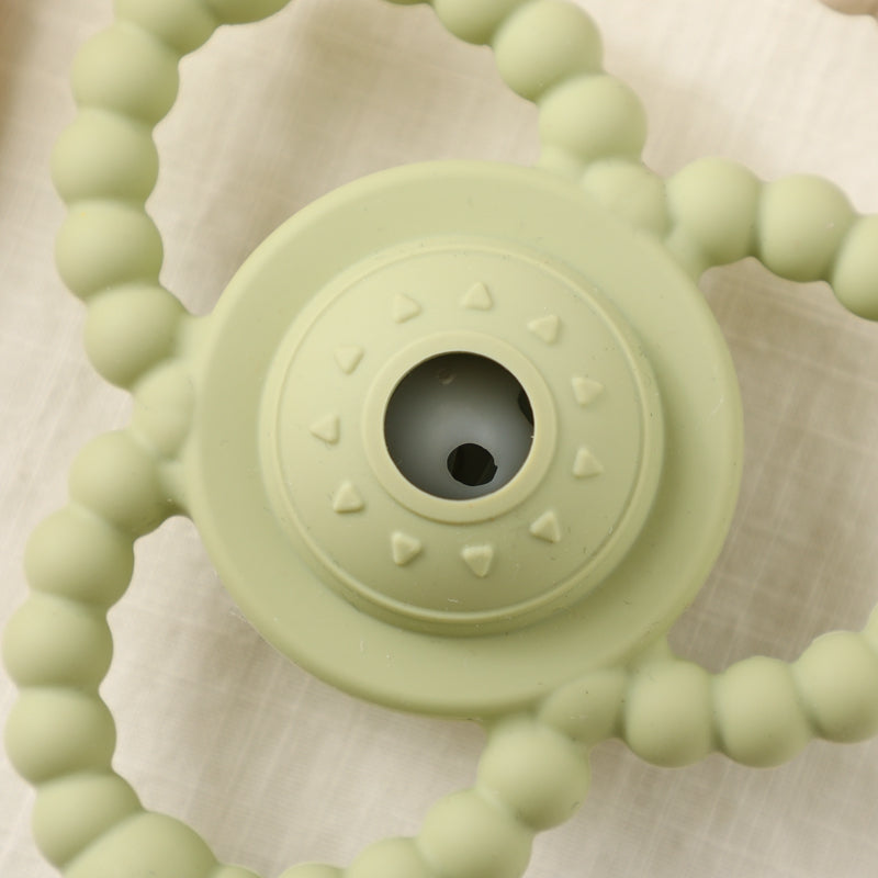 Chewable Triangular Baby Teether Rattle Toy - MamimamiHome Baby