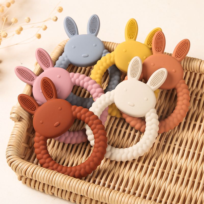 Silicone Rabbit Bracelet Teether - MamimamiHome Baby