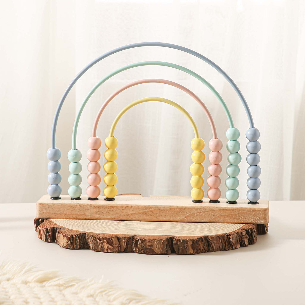 Wooden Montessori Abacus - MamimamiHome Baby
