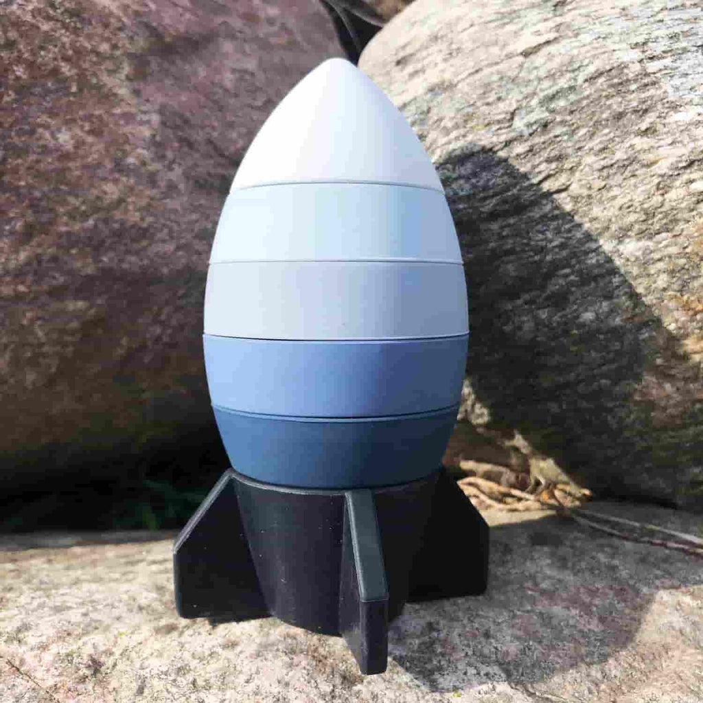 Stacking Toy Rocket  in outdoors