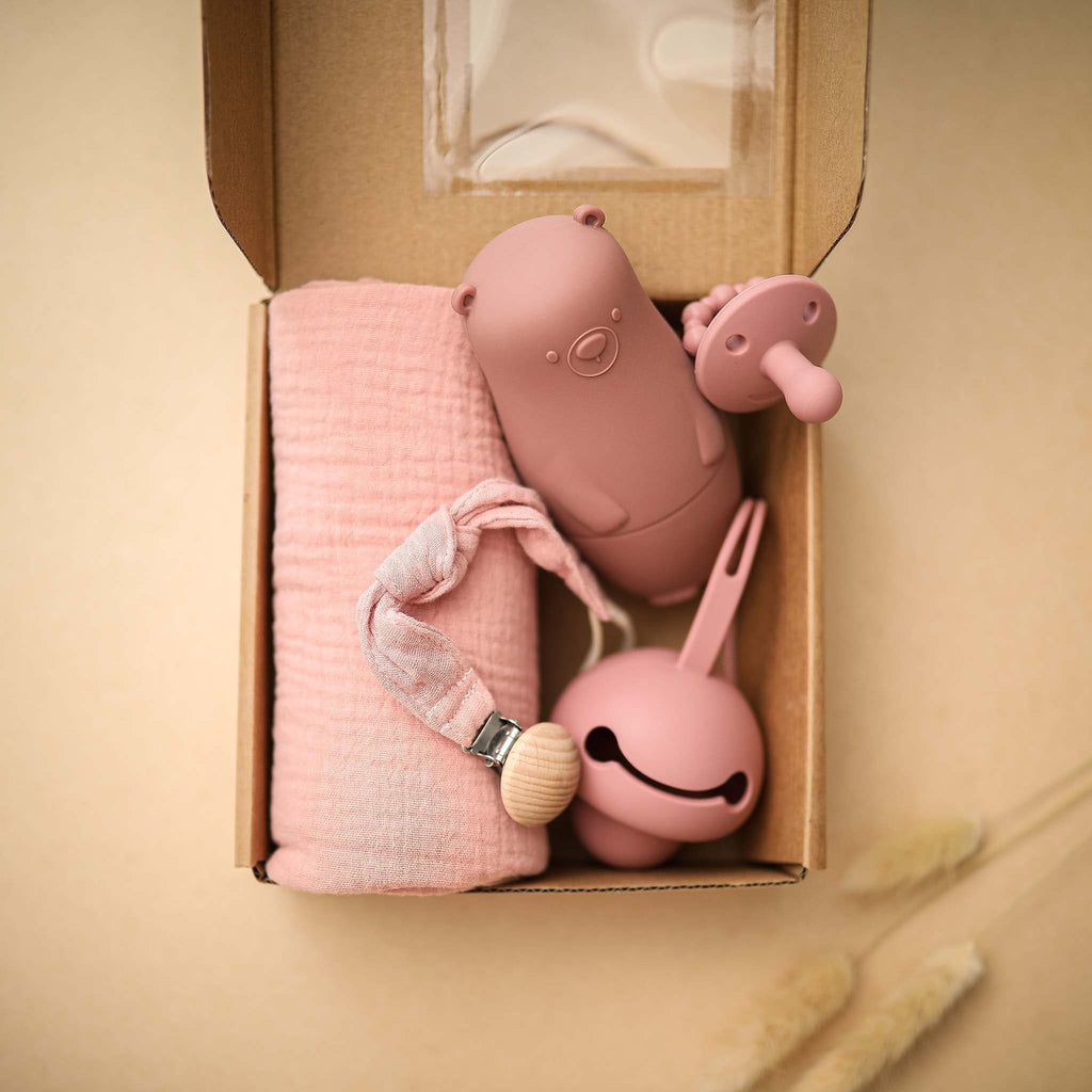 Bear Matryoshka Soothing Pacifier Gift Box - MamimamiHome Baby