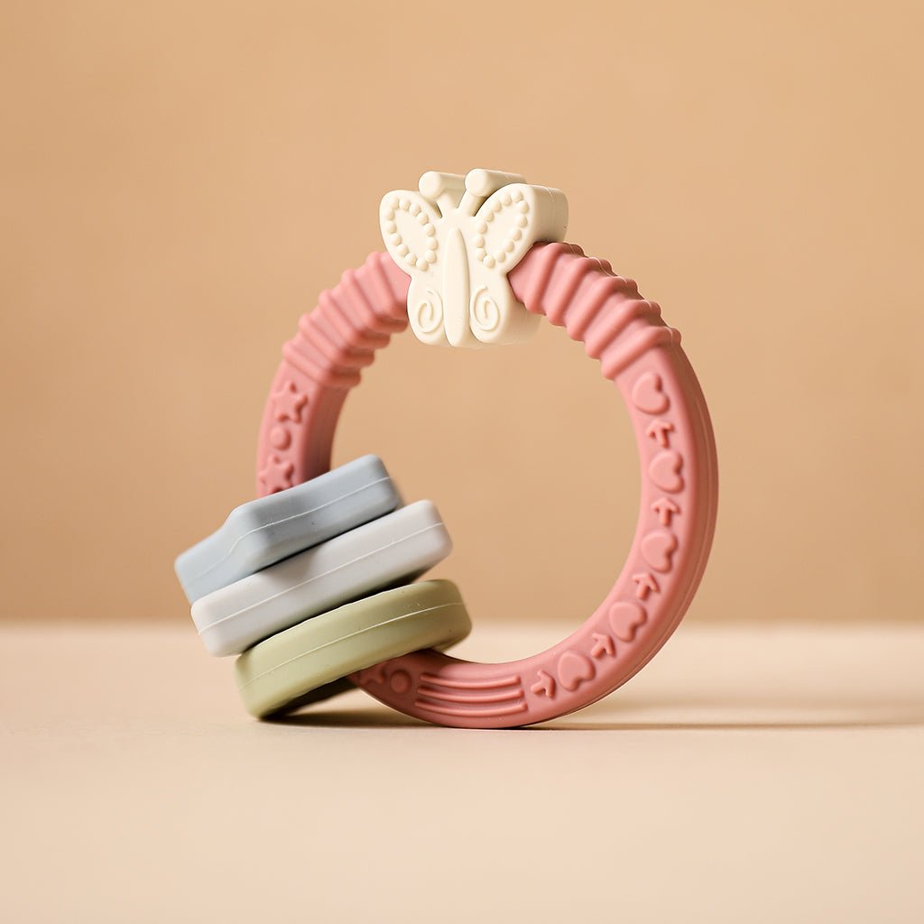 Butterfly Teether Ring - MamimamiHome Baby