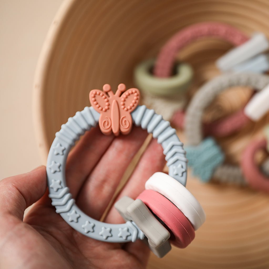 Butterfly Teether Ring - MamimamiHome Baby