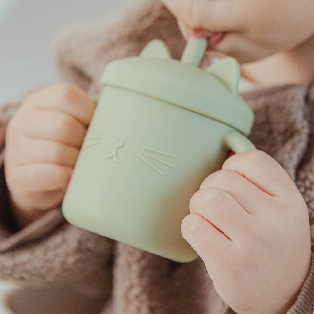Cat Sippy Cup – MamimamiHome Baby