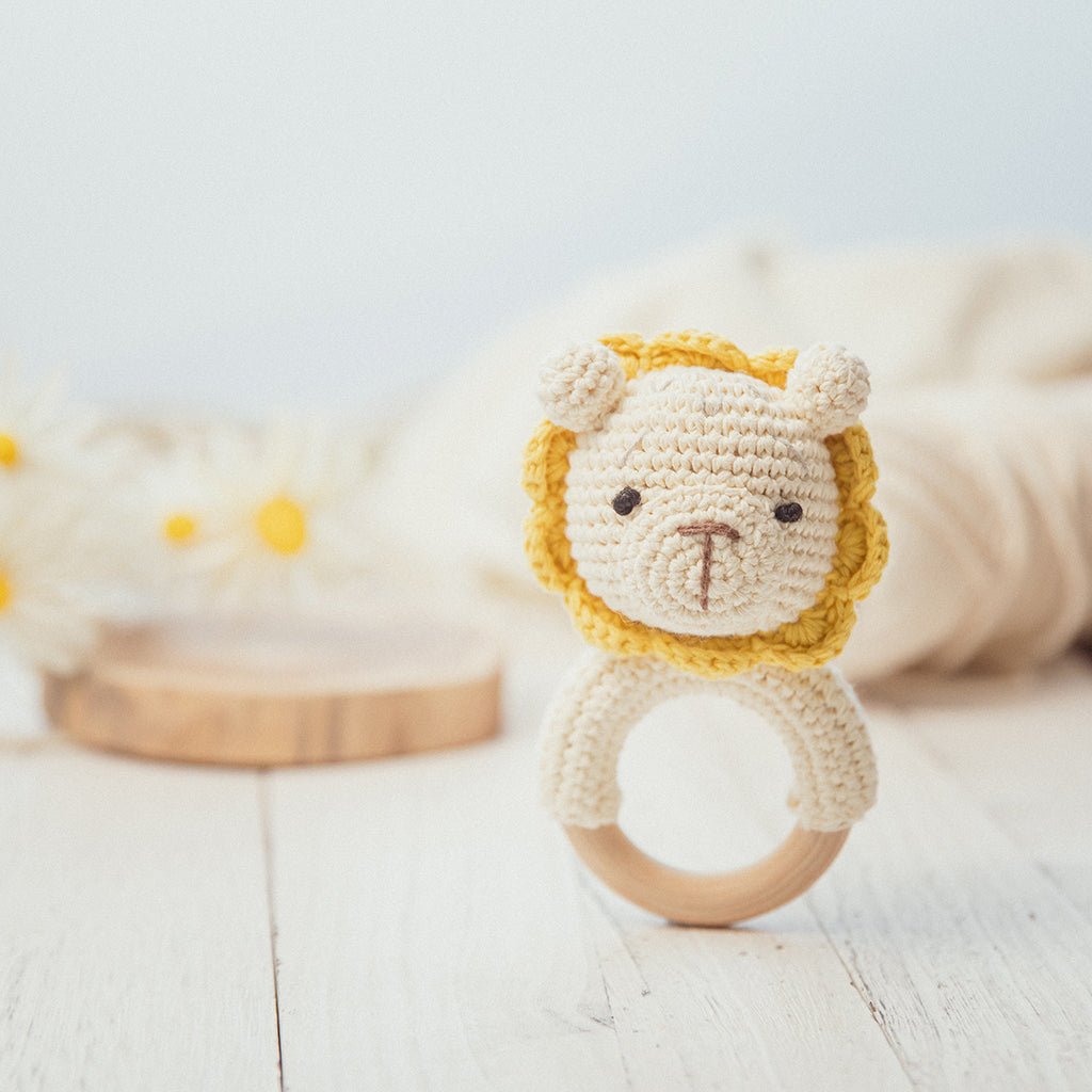 Crochet Animal Baby Rattle - MamimamiHome Baby