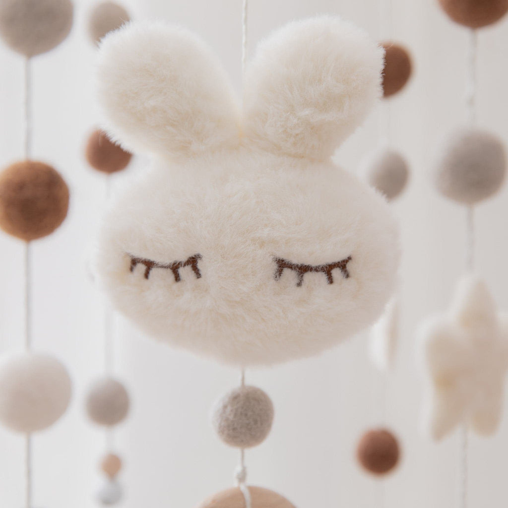 Good Night Bunny Crib Mobile - MamimamiHome Baby