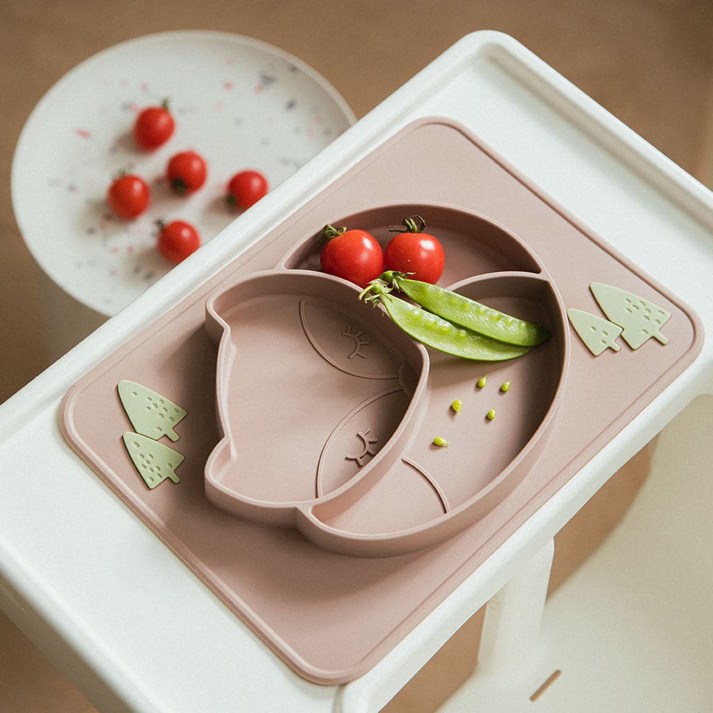 Silicone Fox Plate Set - MamimamiHome Baby
