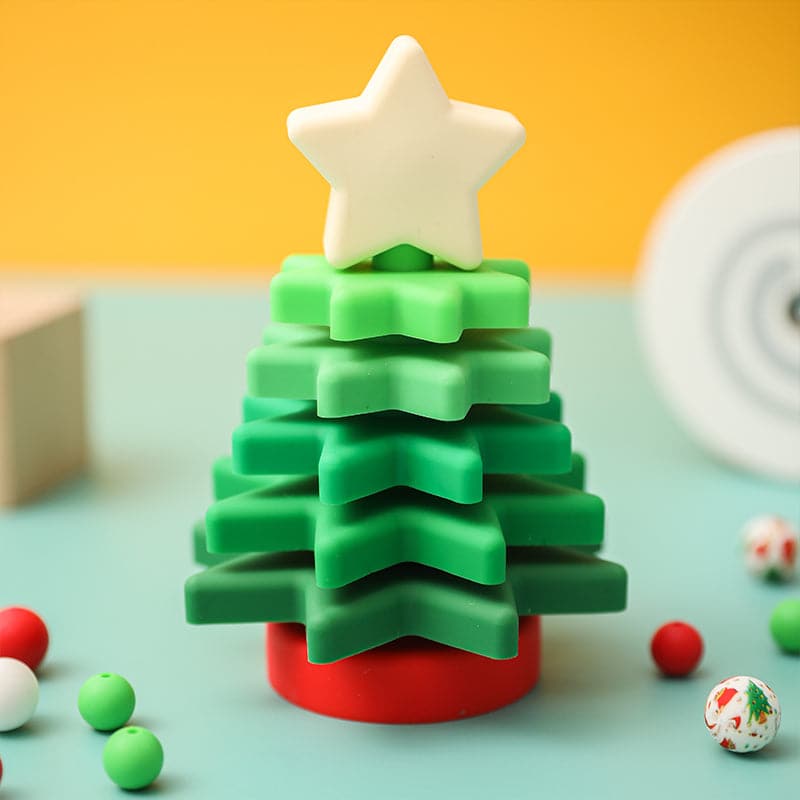 Silicone Building Block Christmas Tree - MamimamiHome Baby