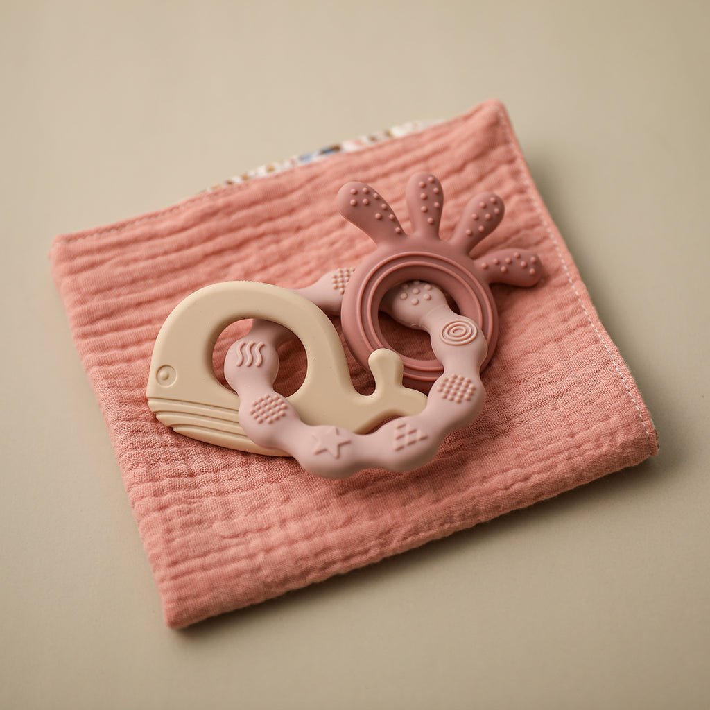 Whale Teether Ring - MamimamiHome Baby
