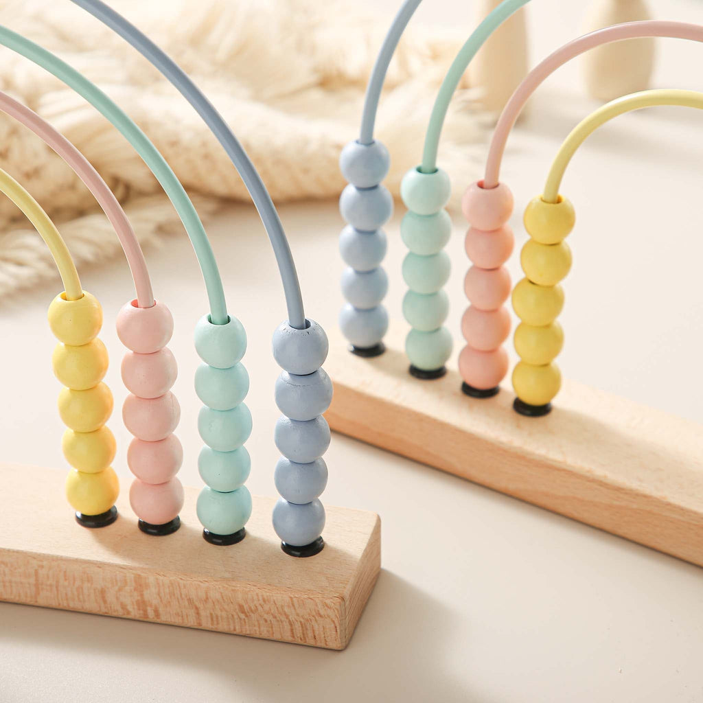 Wooden Montessori Abacus - MamimamiHome Baby
